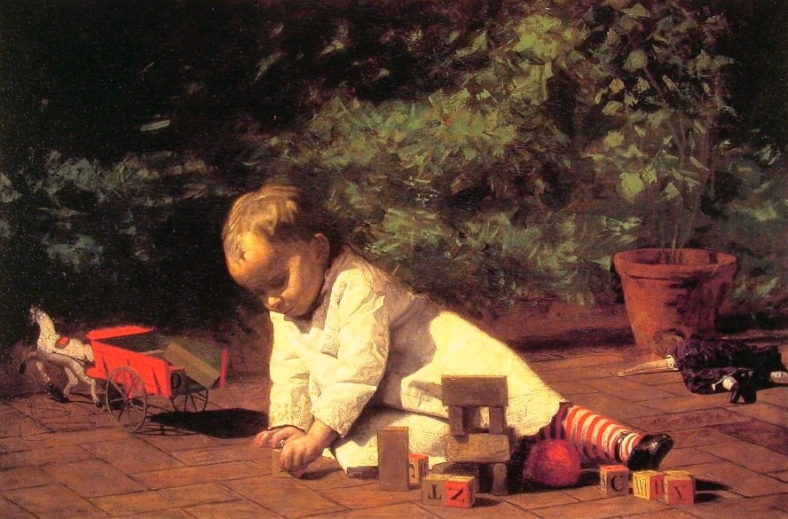 Thomas Eakins Baby at Play